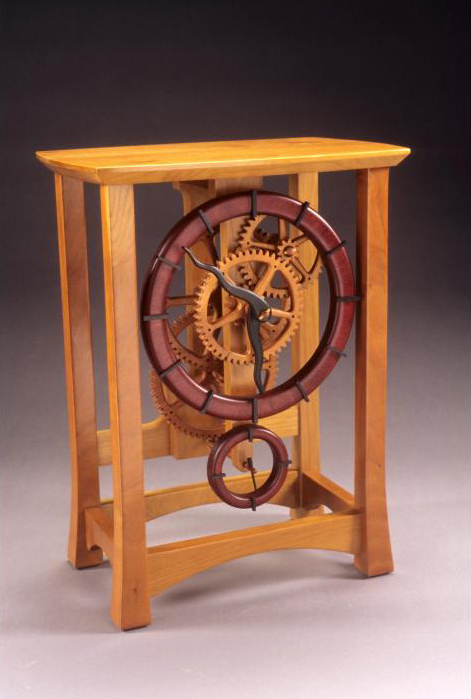 Wooden Gear Clocks Designs
